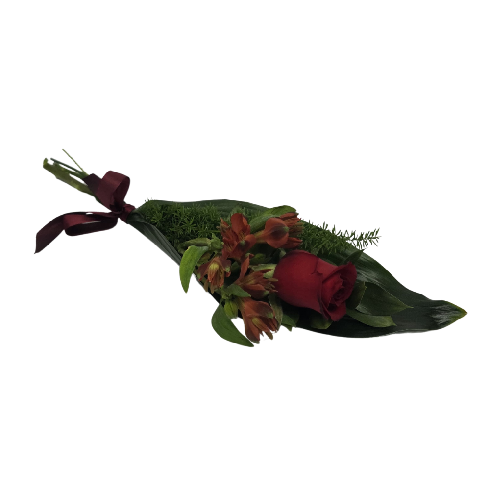 Rosa Solitária com Astromélia